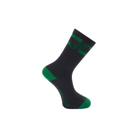 Orro X DeFeet Levitator Trail Cycling Socks SS21 - M} - Black-Green