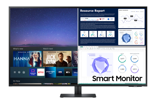 43" Smart Monitor With Smart TV Apps and 4K resolution