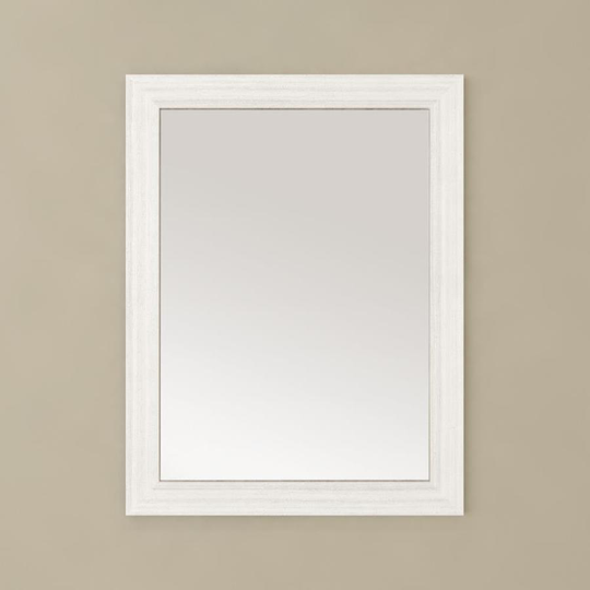 Cutler Silhouette White Chocolate Vanity Mirror 23-inx30-in