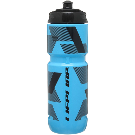 LifeLine Water Bottle 800ml - 800ml} - Blue - Black