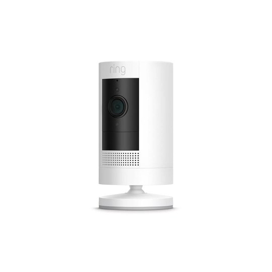 Ring New Stick Up Cam Battery White Can