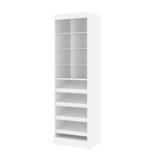 Bestar Pur 25-in Closet Organizer in white