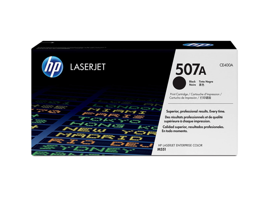 HP 507A (CE400A) Black Original LaserJet Toner Cartridge