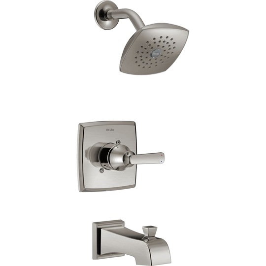 Delta Vero 14 Series Shower Faucet with Shower Head - Stainless Steel