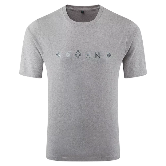 Föhn Logo Short Sleeve Tee - Boundary - S} - Grey