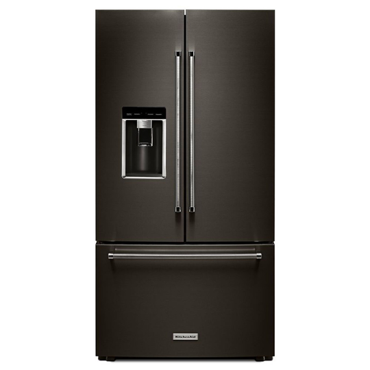 KitchenAid 23.8-cu ft 3-Door Counter-Depth French Door Refrigerators Single Ice Maker ()