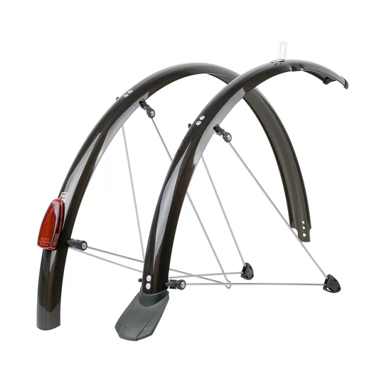 SKS Chromoplastic City Mudguard Set - 700c / 35mm - Black
