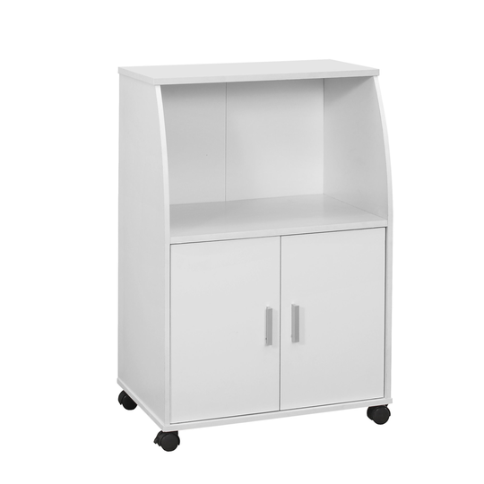 Monarch Specialties Monarch Kitchen Cart - 33-in - White