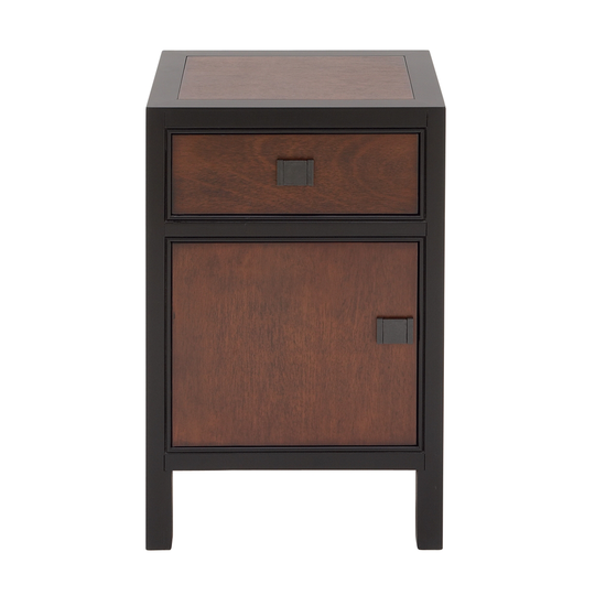 Grayson Lane Dark Brown Pine 1-Drawer Accent Chest