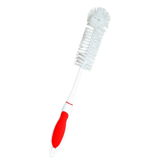Superio Bottle and Glass Brush - Red