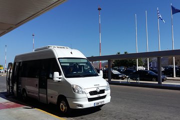 Chania Airport to Chania Town transfer 15prs-Wheechair,Scooter,Stroll Accessible