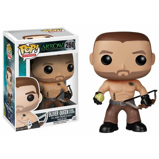Arrow Island Scarred Oliver Queen Exclusive Funko Pop! Vinyl