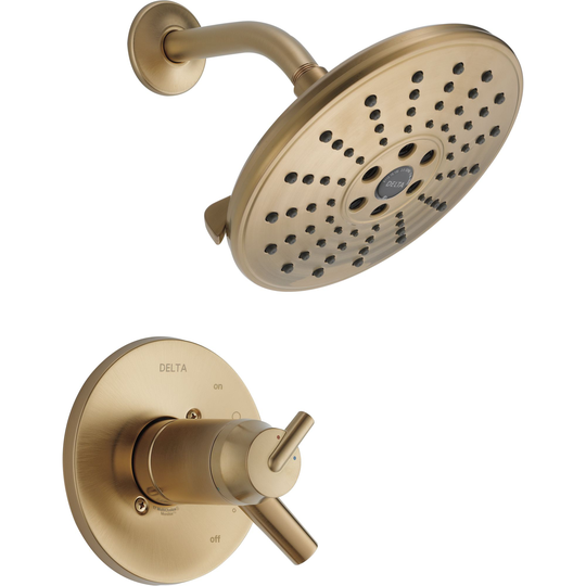 Delta Trinsic TempAssure 17T Series Bath and Shower Trim Set - H2Okinetic - Champagne Bronze