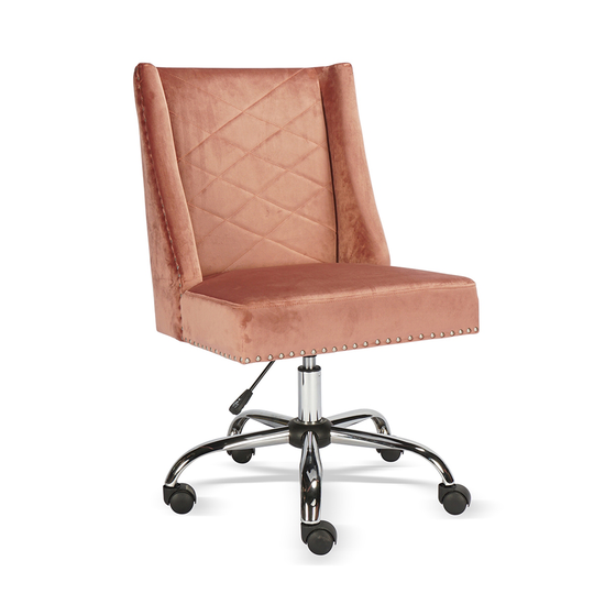 Homycasa Tronco Rose Contemporary Ergonomic Adjustable Height Swivel Manager Chair