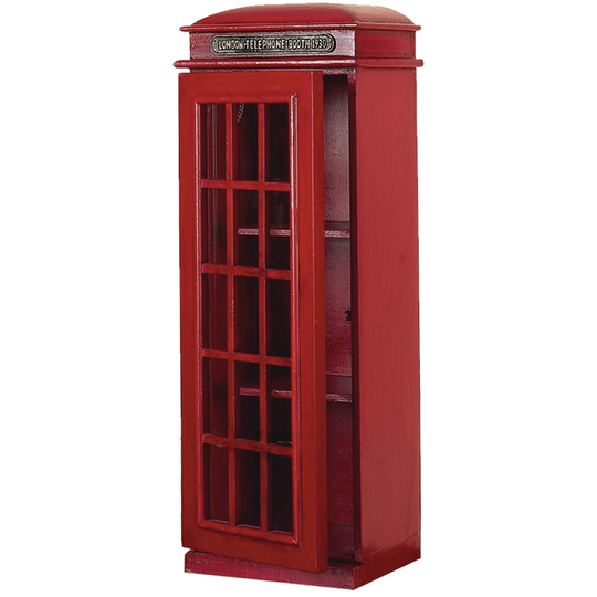 Grayson Lane 30-in x 11-in Vintage CD Holder Red Wood