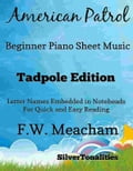 American Patrol Beginner Piano Sheet Music Tadpole Edition