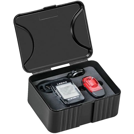 Lezyne Super Pro GPS Bike Computer Smart Bundle - Black