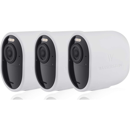 Wasserstein White Camera Skin for Arlo Pro 3/Pro 4/Ultra/Ultra 2 (3-Pack)