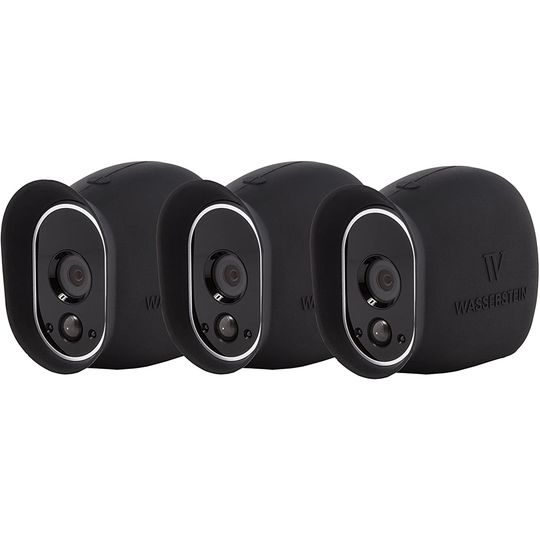Wasserstein Black Camera Skin for Arlo HD (3-Pack)