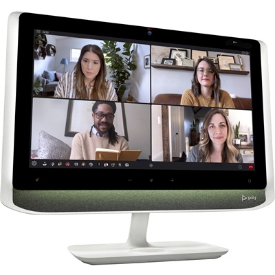 Écran FHD Poly Studio P21 21,5 pouces, haut-parleur stéréo, 1080p, webcam intégrée, microphone et Touch Bar - 760Q9AA#ABA