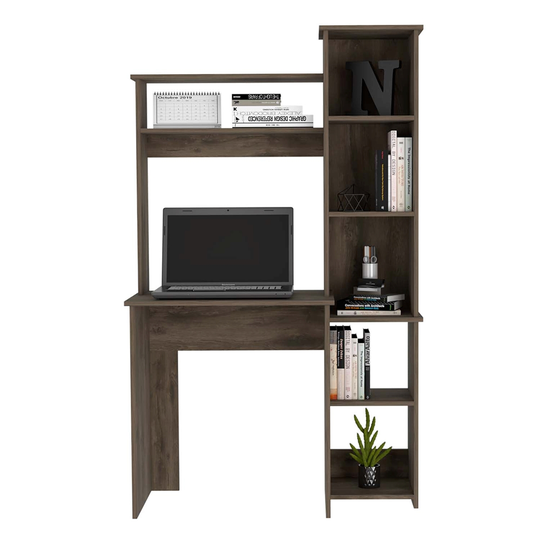 FM Furniture Nashville 39.7-in Brown Modern/Contemporary Computer Desk