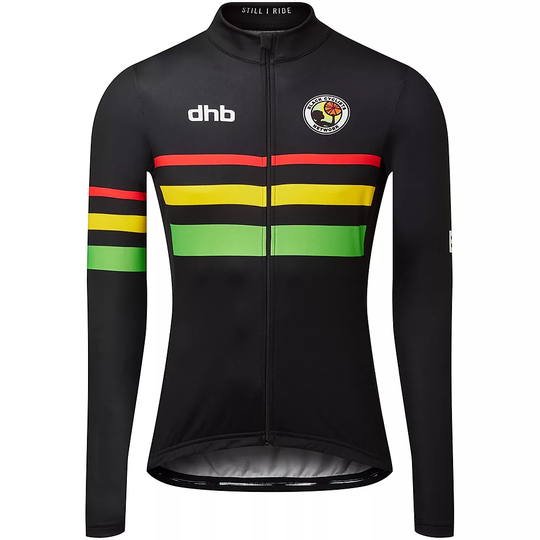 dhb BCN Classic Thermal Long Sleeve Jersey SS21 - XS} - Black