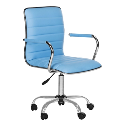 Safavieh 24-in Blue Jonika Desk Chair