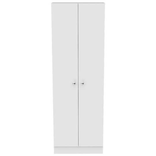 FM Furniture Virginia White Composite Kitchen Hutch