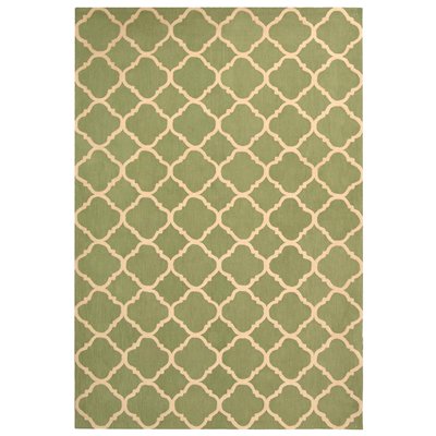 Safavieh NPT430C Newport Area Rug, Green / Ivory, NPT430C-4
