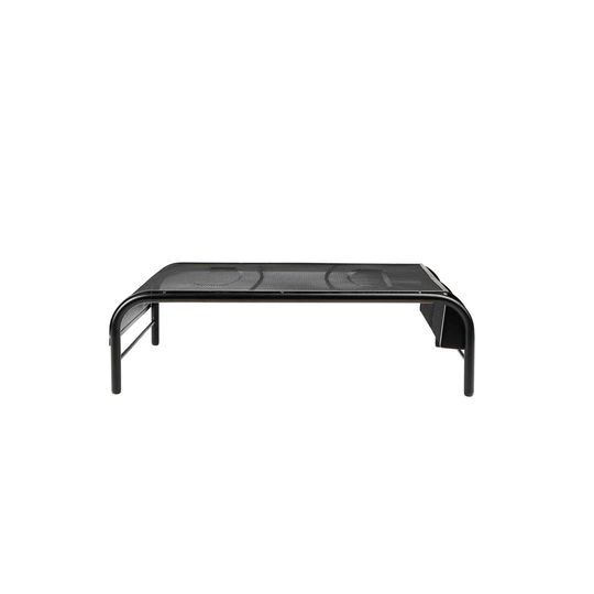 Mind Reader 19.88-in Black Traditional Adjustable Monitor Stand