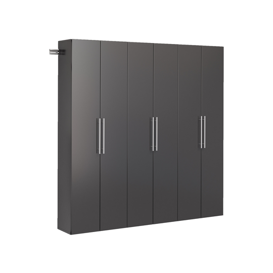 Prepac HangUps 72-in x 72-in Black Composite Wood - Storage Set C (3-Pack)