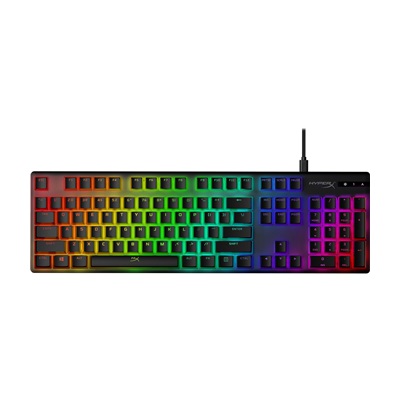 HyperX Pudding Keycaps - Full Key Set - PBT - Black (US Layout) - 4P5P4AA#ABA