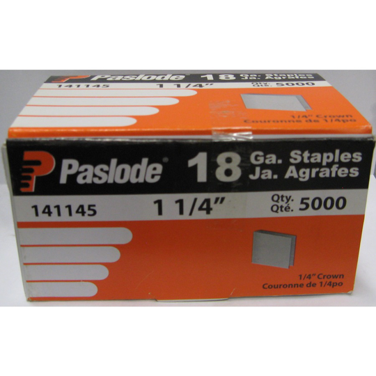 Paslode 1 1/4-in x 1/4-in 18-Gauge Pneumatic Finish Staples (5,000-Count)