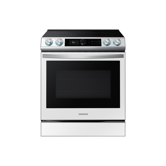 Samsung NE63BB871112AC-BESPOKE 6.3 cu.ft. Slide-in Electric Range with True Convection and Air Fry