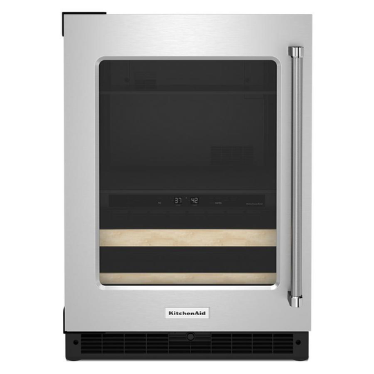 KitchenAid 4.89-cu ft Stainless Steel Built-in Beverage Center