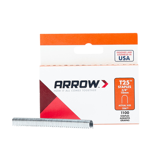 Arrow 3/8 In. Pack of 1100 Round-Crown Staples