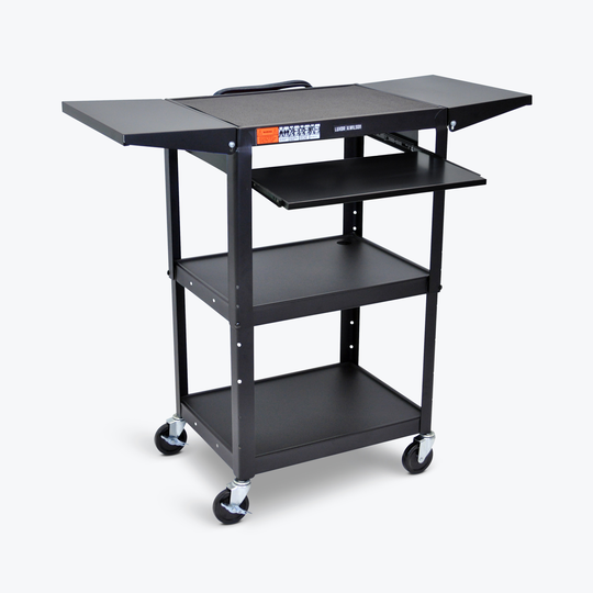 Luxor Adjustable Height Metal Cart