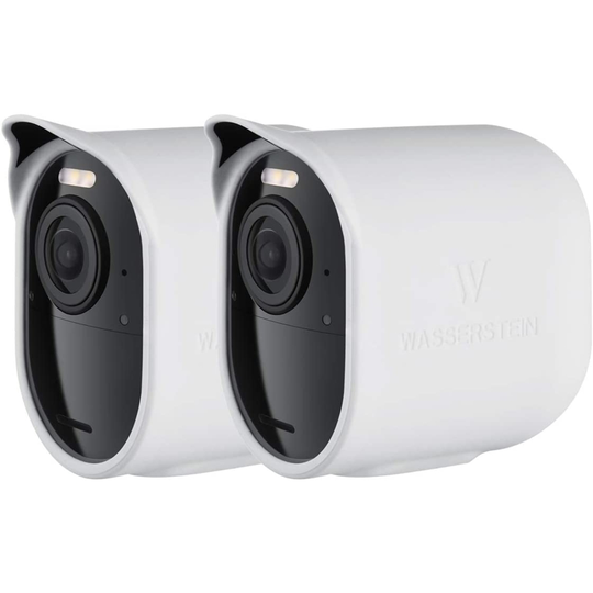 Wasserstein White Camera Skin for Arlo Pro 3/Pro 4/Ultra/Ultra 2 (2-Pack)