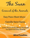 The Swan Carnival of the Animals Easy Piano Sheet Music