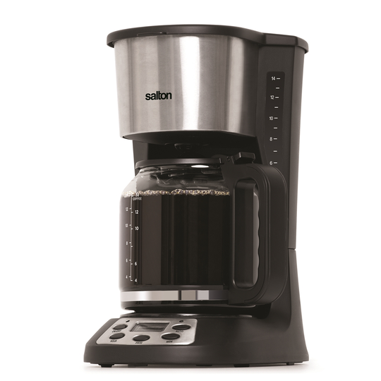 Salton Jumbo Java 14-Cup Black Coffee Maker