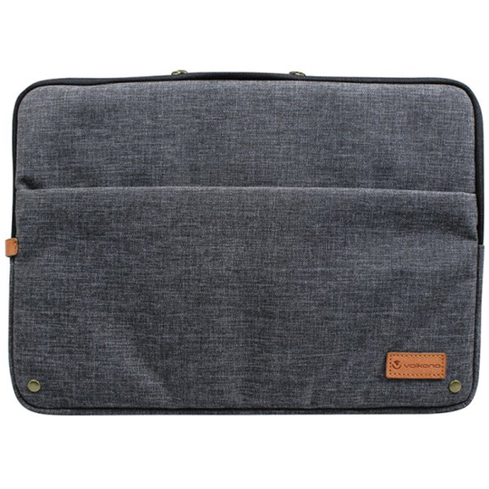 Volkano Premier Series 13.78-in x 10.43-in x 0.98-in Black Laptop Bag