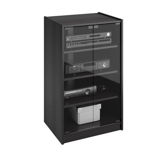 CorLiving Ravenwood 21-in Black Component Stand