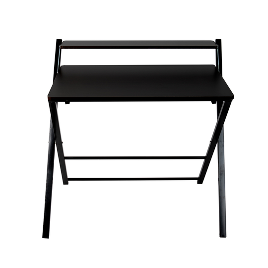 Mind Reader 34-in Black Traditional Adjustable Office Table