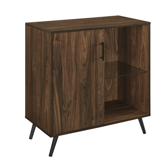 Walker Edison Casual TV Cabinet - 30-in x 33-in - Dark Walnut