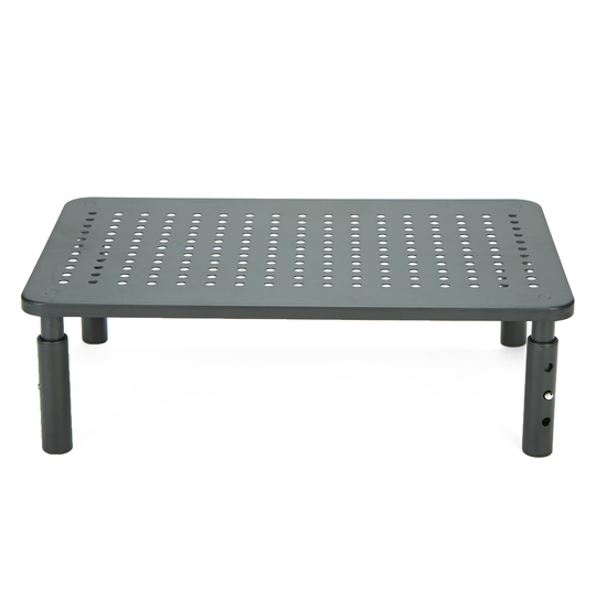 Mind Reader 14-in Black Traditional Adjustable Monitor Stand
