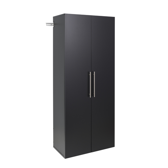 Prepac HangUps 30-in x 72-in Black Composite Wood Shoe Storage