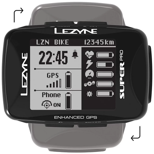 Lezyne Super Pro GPS Bike Computer - Black