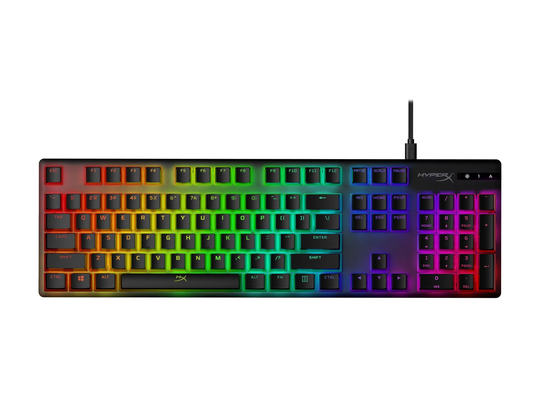 HyperX Pudding Keycaps - Full Key Set - PBT - Black (US Layout)