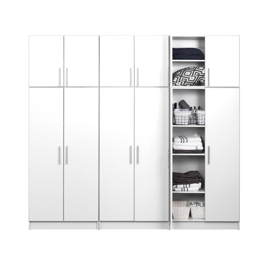 Prepac Elite 6-Piece Storage Set - 96-in - White