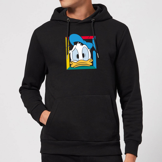 Disney Donald Face Hoodie - Black - S